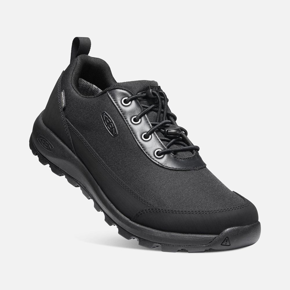 Chaussures Oxford Keen Homme Noir | Glieser Waterproof | IALGT-0439